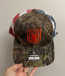 Men’s Richardson 112 Hunting Deer Flag Hat