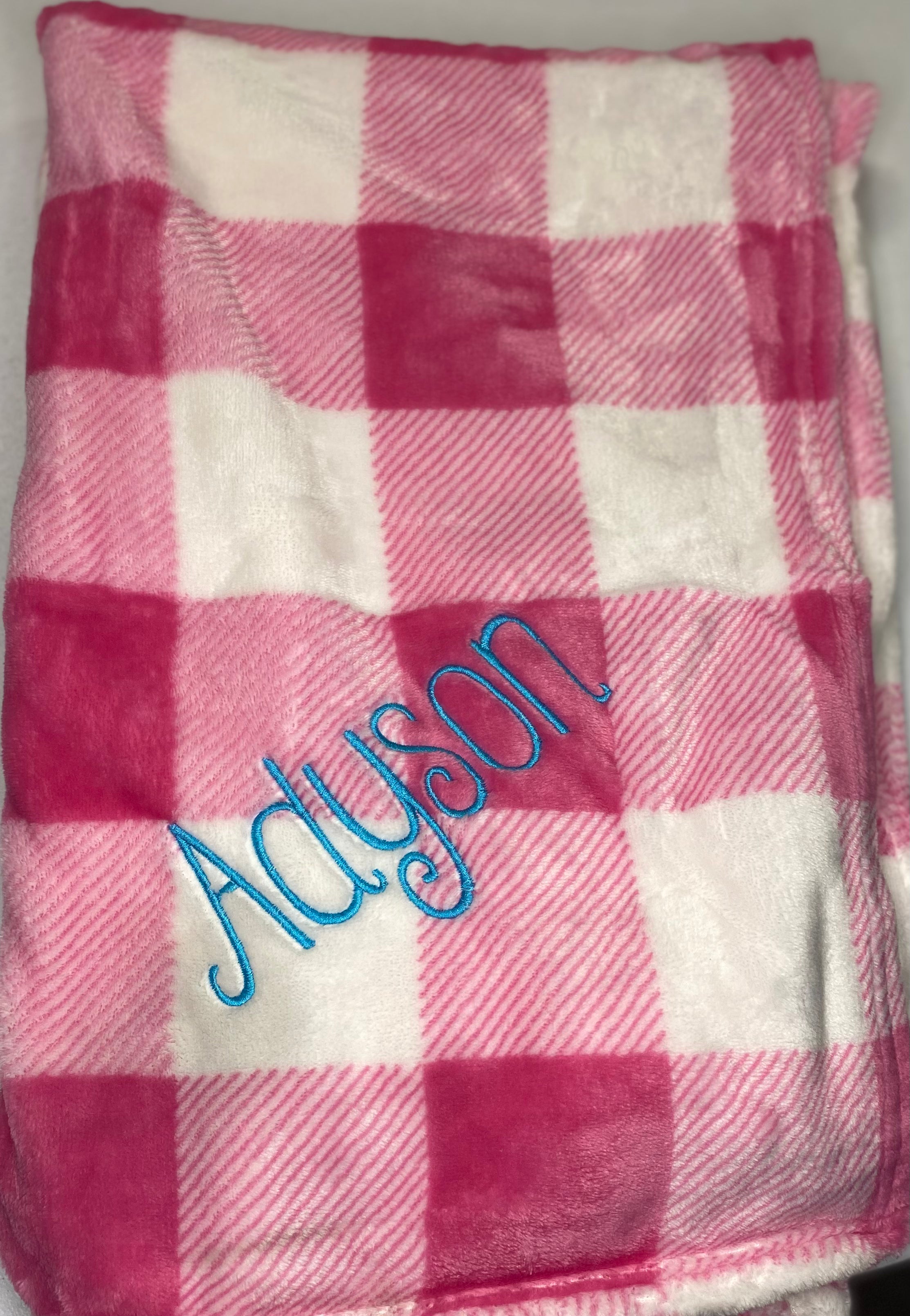 Personalized Travel Blanket