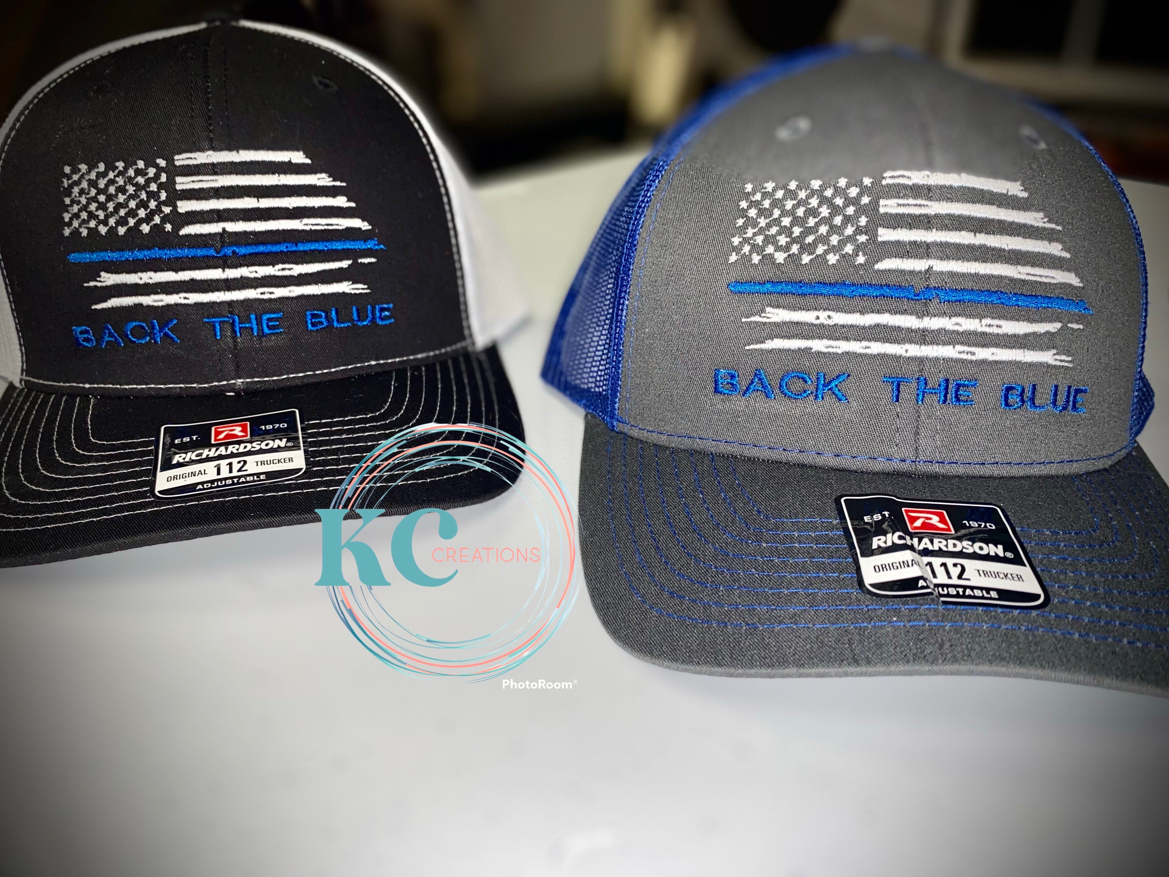 Men's Richardson "Back The Blue" Trucker Hat